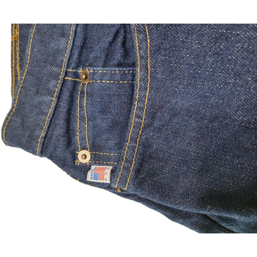 All American Clothing Ladies Jean Boot Cut Size 18A NWT Dark Wash Mid-rise Waist - Picture 8 of 9